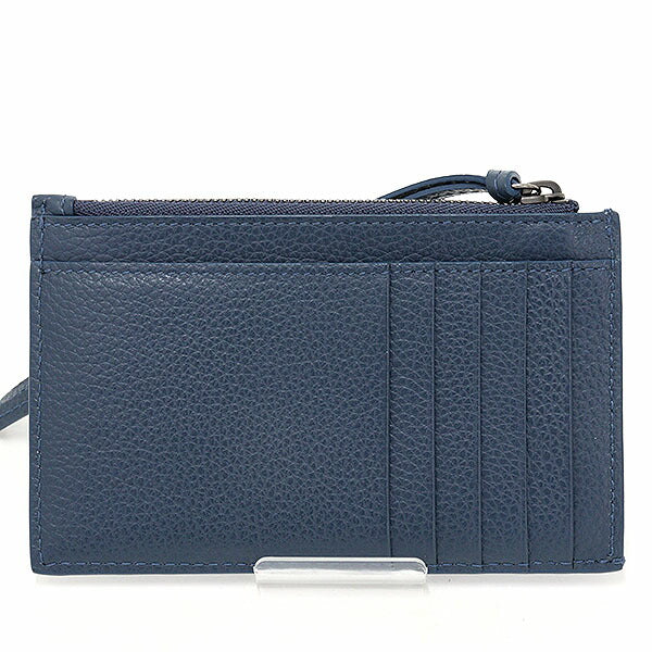 BALENCIAGA Coin case 640110 leather Navy Neo Classic Long Coin & Card Holder