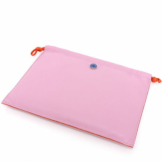 HERMES Pouch Anyo Miro Mauve Sylvestre/Orange Poppy/Blue France Pillow Verso Pouch