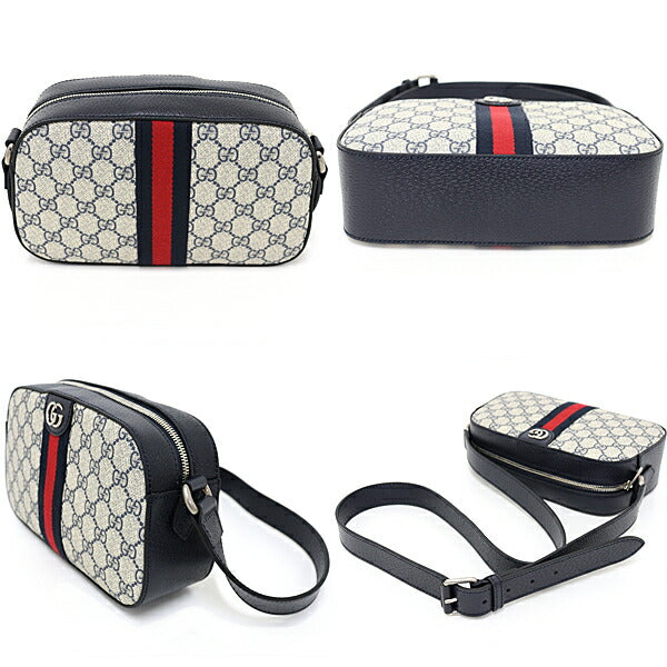 GUCCI Shoulder Bag 681064 GG Supreme Canvas white Ophidia Cross Sling bag