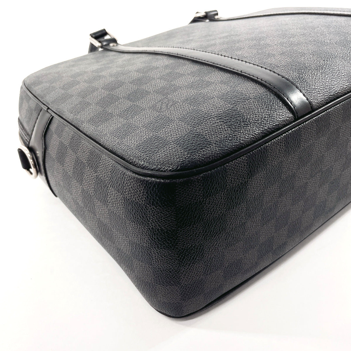 LOUIS VUITTON Business bag N48118 Damier Grafitte black Yone mens