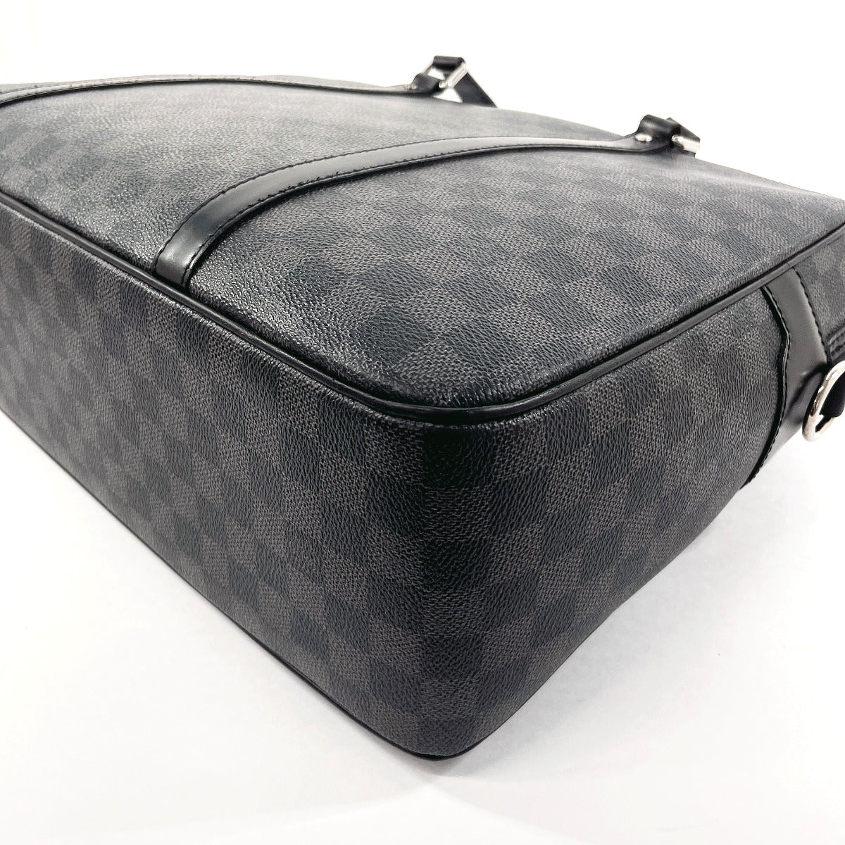 LOUIS VUITTON Business bag N48118 Damier Grafitte black Yone mens