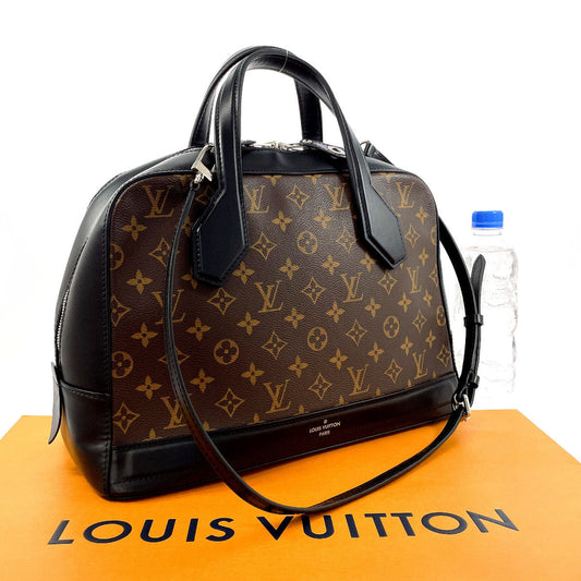 LOUIS VUITTON Handbag M40272 Monogram macacer Brown 2WAY Dora MM