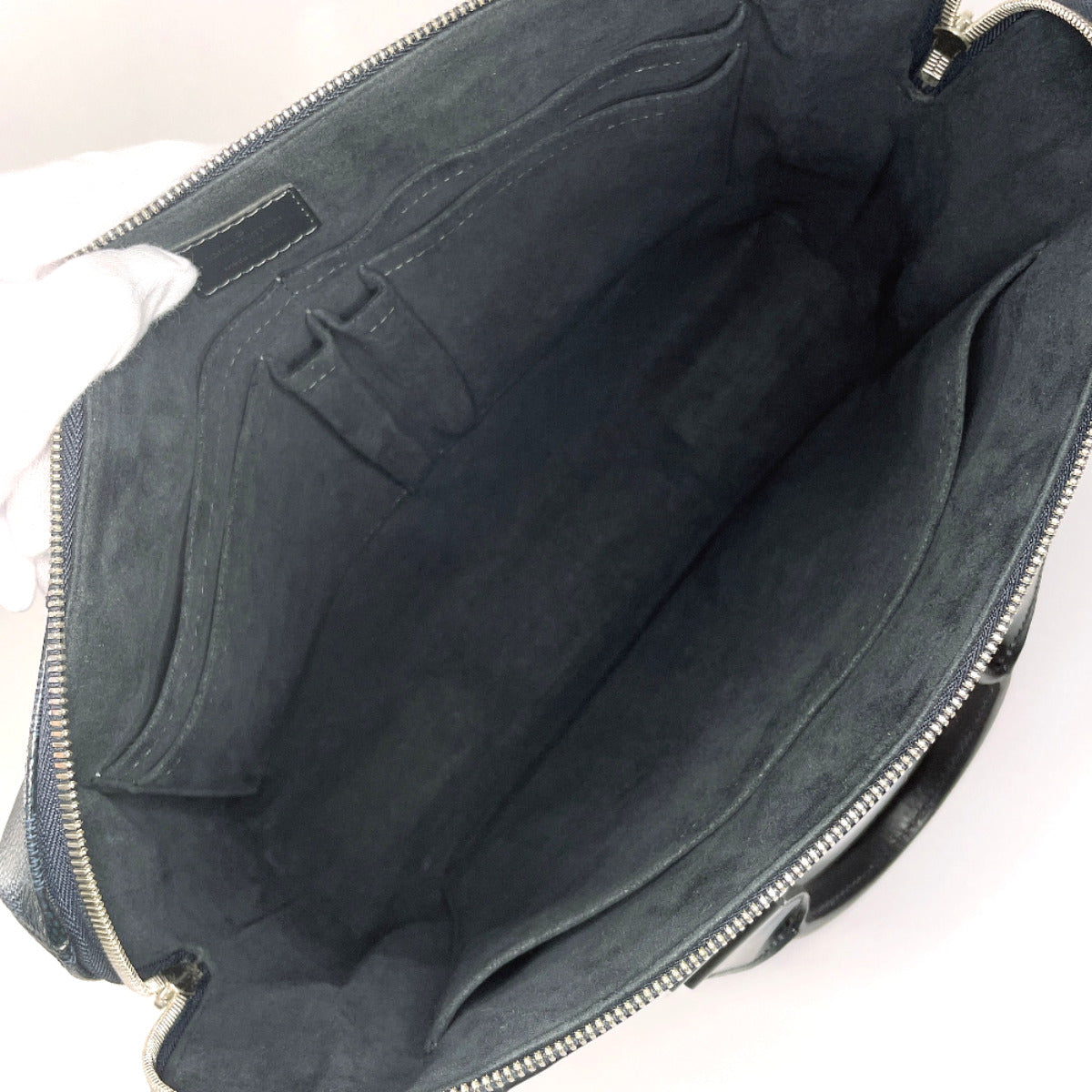 LOUIS VUITTON Business bag N42241 Damier Cobalt black 2WAY Porto Documents Jules mens