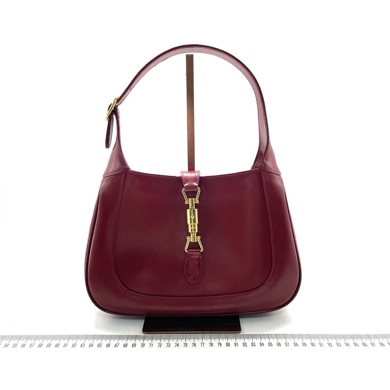 Gucci Jackie 1961 Red Leather Bag Small with Adjustable Strap
