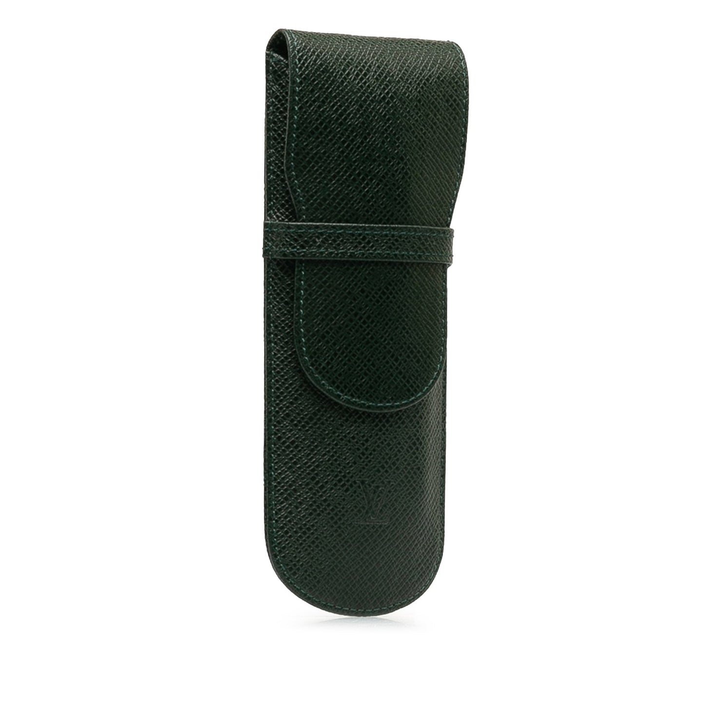 Green Louis Vuitton Taiga Etui Pen Case Crossbody