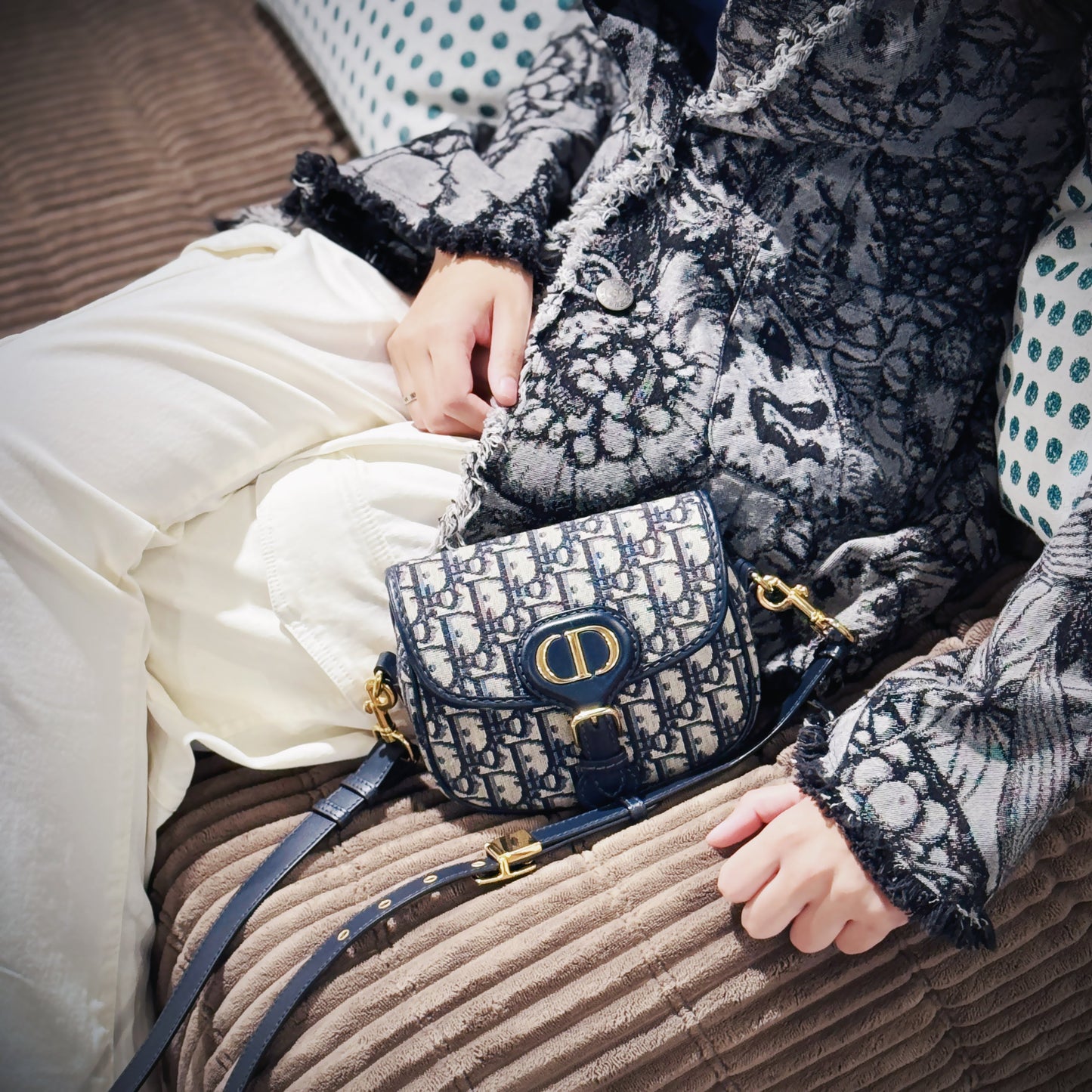 Christian Dior Oblique Jacquard Small Bobby Bag TWS