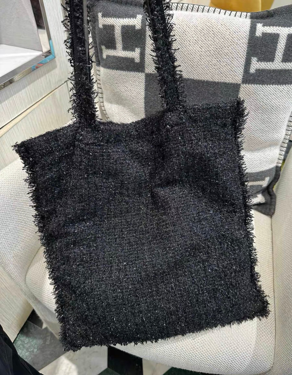 Chanel Spring 2017 Shopping in Fabrics  Robot Tote Bag