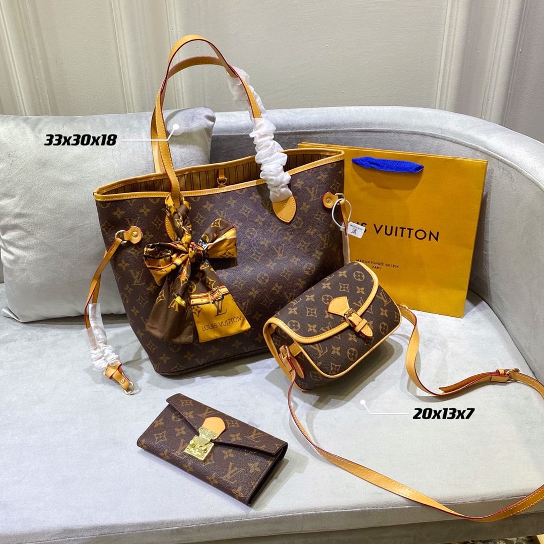 Louis Vuitton Neverfull Handbag Sets
