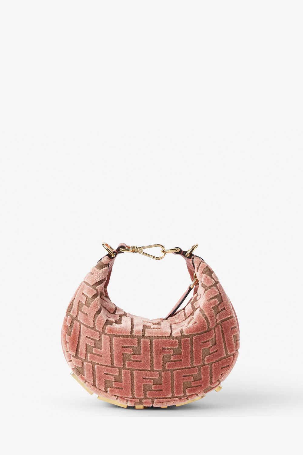 Fendigraphy Mini FF Jacquard Velvet Mini Bag
