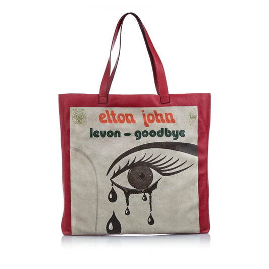 Gucci Red Leather Tote Style 2