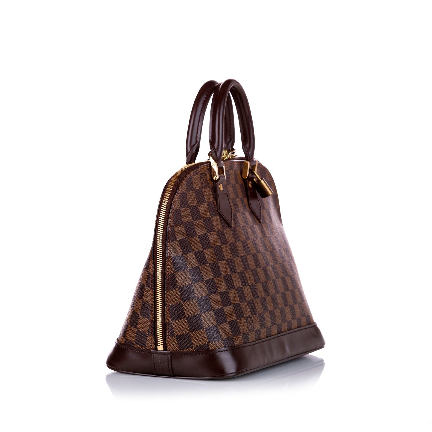 Louis Vuitton Damier Ebene Alma PM Brown
