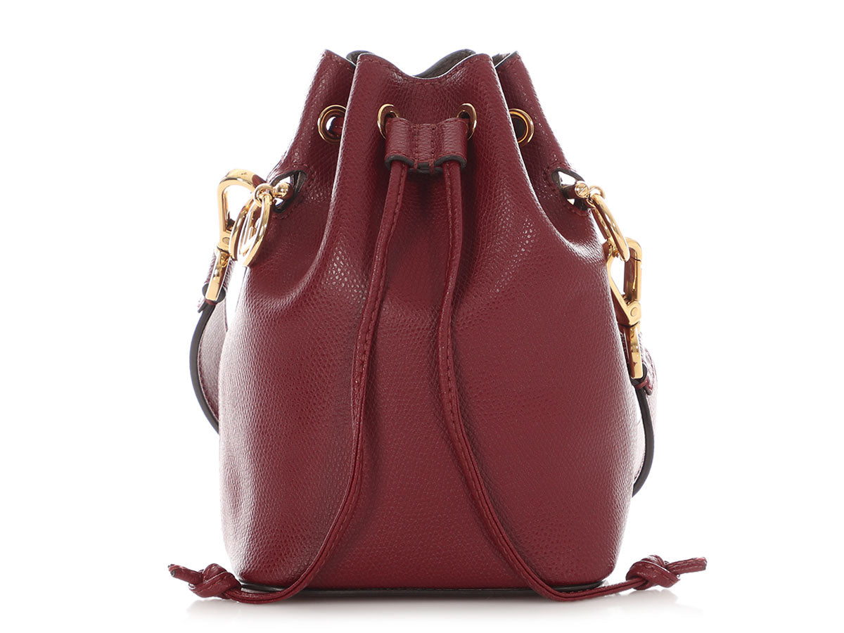 Fendi Mini Red Calfskin Mon TrÃ©sor