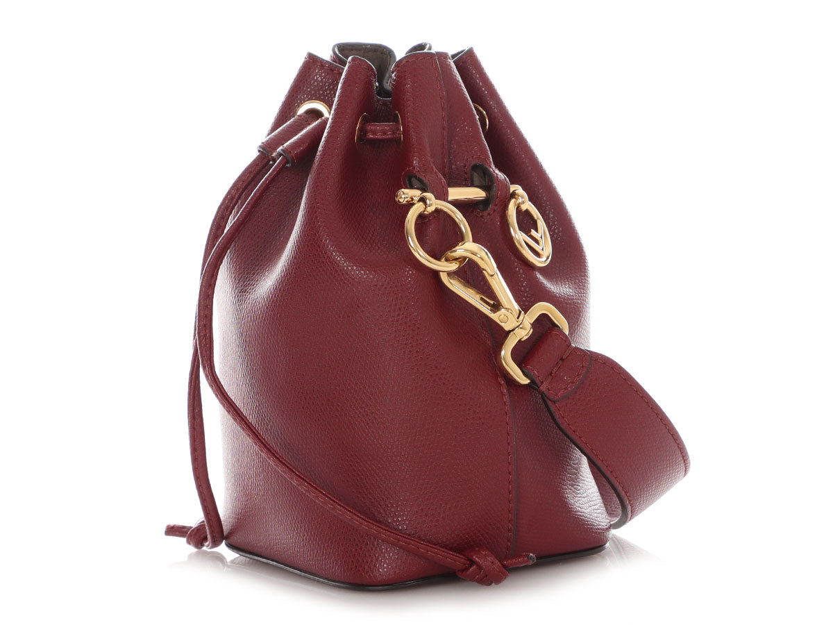 Fendi Mini Red Calfskin Mon TrÃ©sor