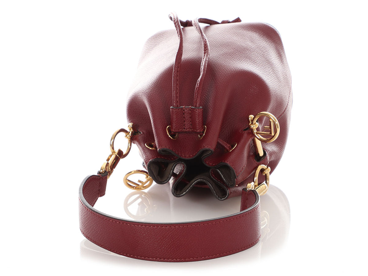 Fendi Mini Red Calfskin Mon TrÃ©sor