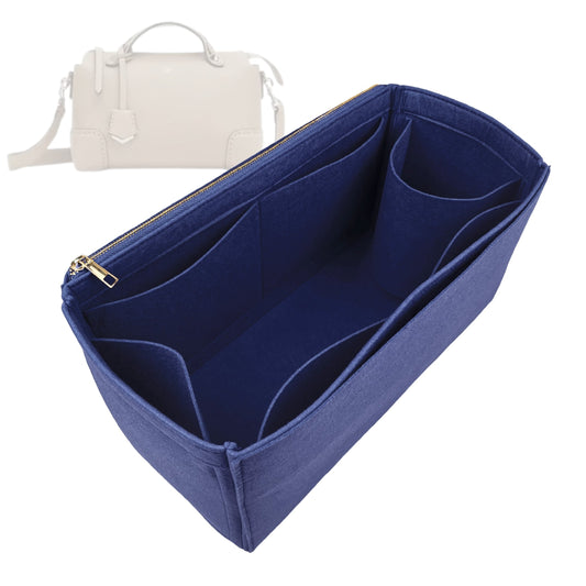 Organizer for [By The Way Selleria Medium, Fendi] Bag Insert (Felt, Long Zip and Open Compartment)