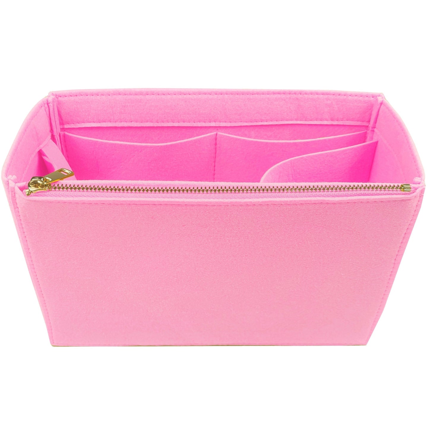 Organizer for [By The Way Selleria Mini, Fendi] Bag Insert (Felt, Long Zip and Open Compartment)