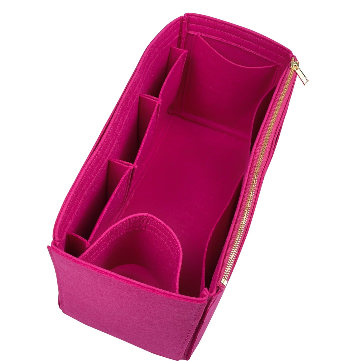 Organizer for [Sunshine Mini, Fendi] Bag Insert (Felt, Wide Open Pockets)