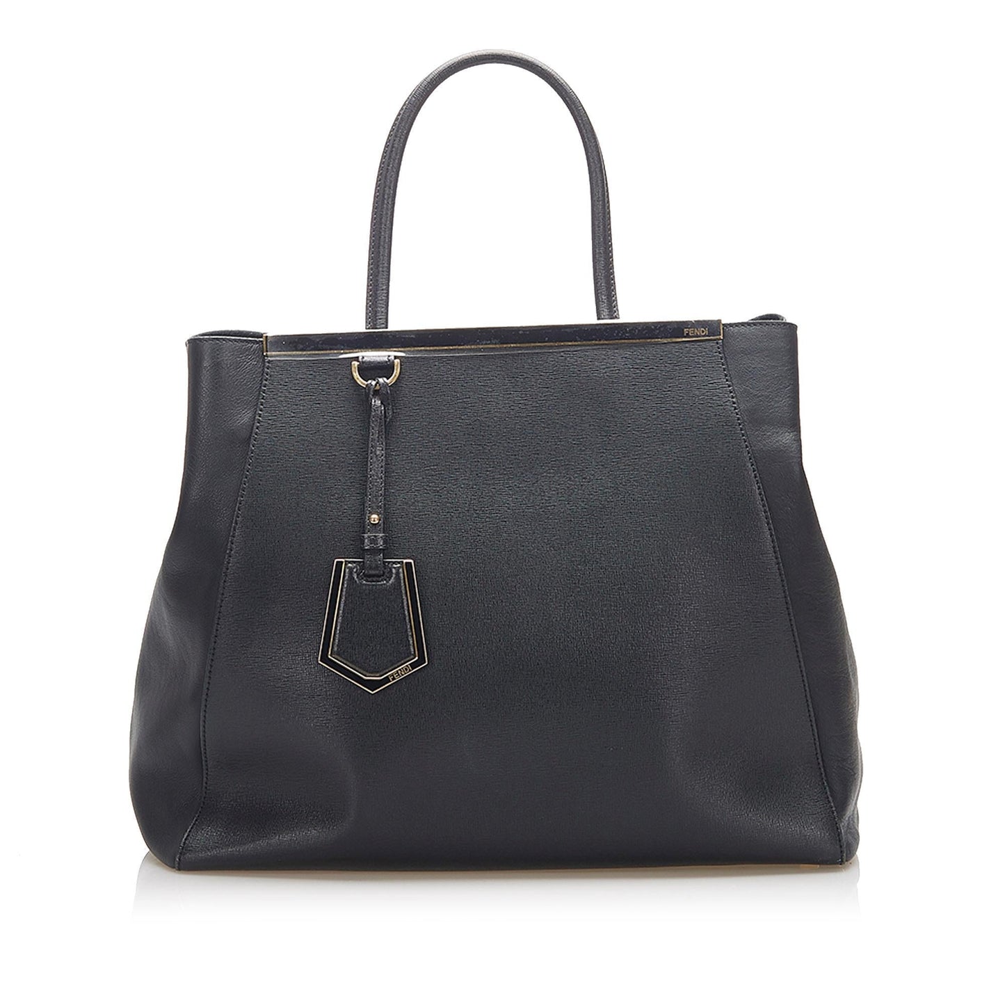 Fendi 2Jours Leather Handbag (22354)