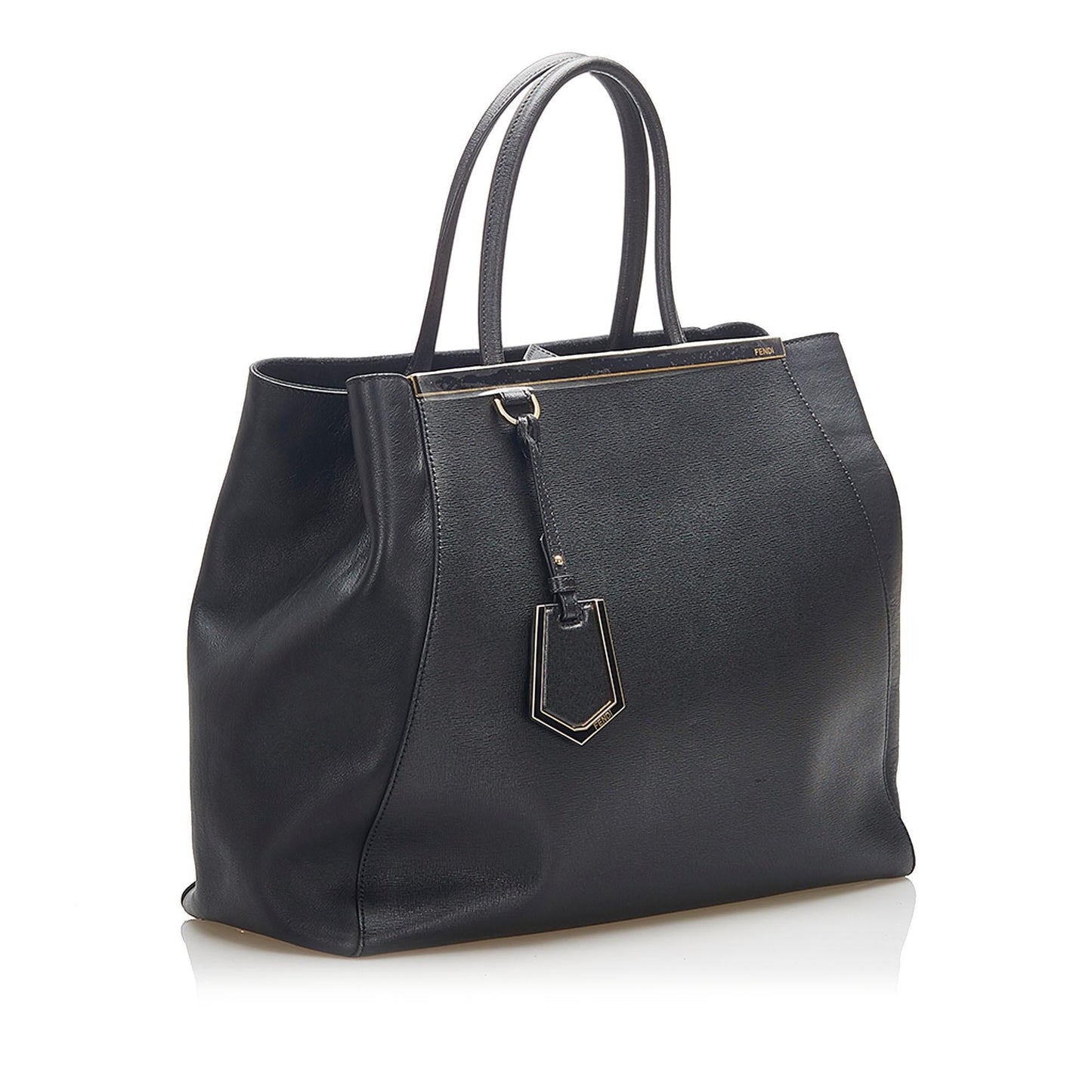 Fendi 2Jours Leather Handbag (22354)