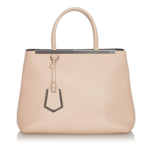 Fendi 2Jours Leather Handbag (22872)