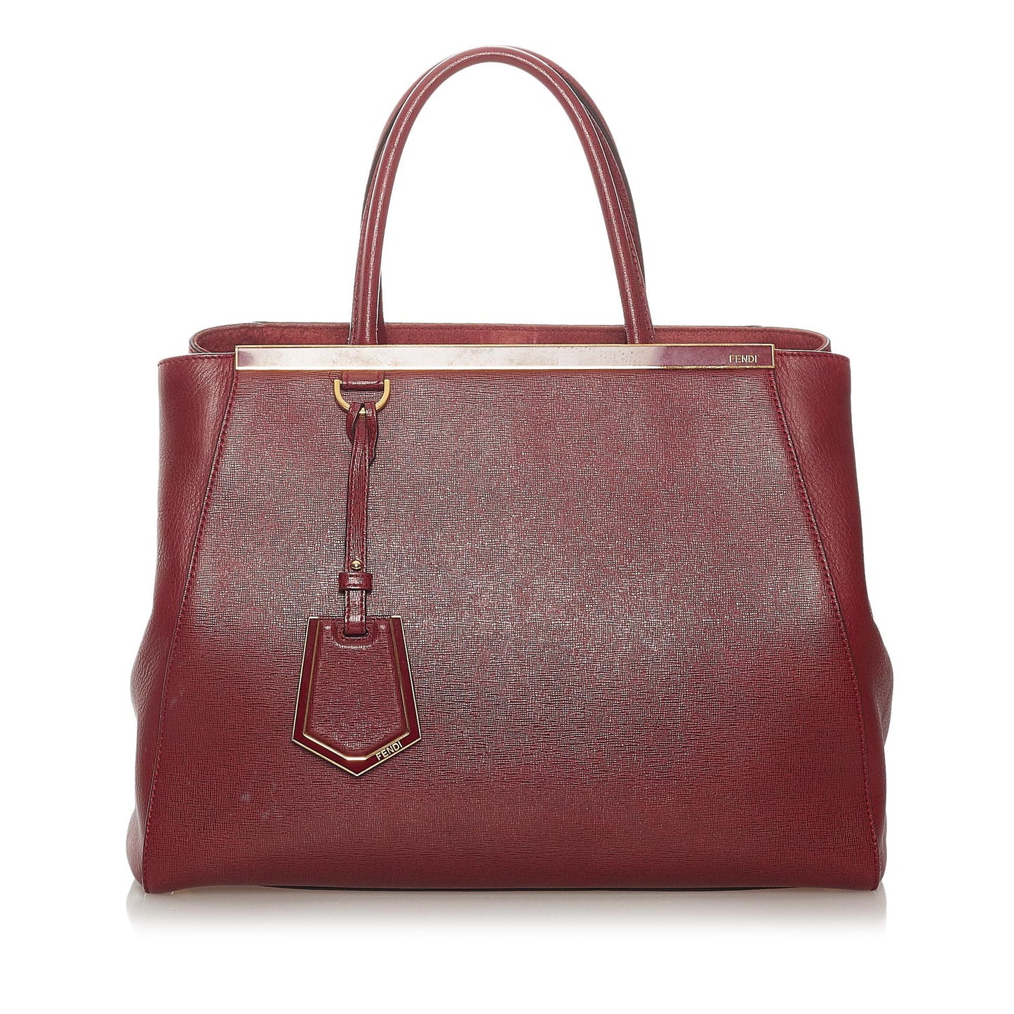 Fendi 2Jours Leather Handbag (27433)
