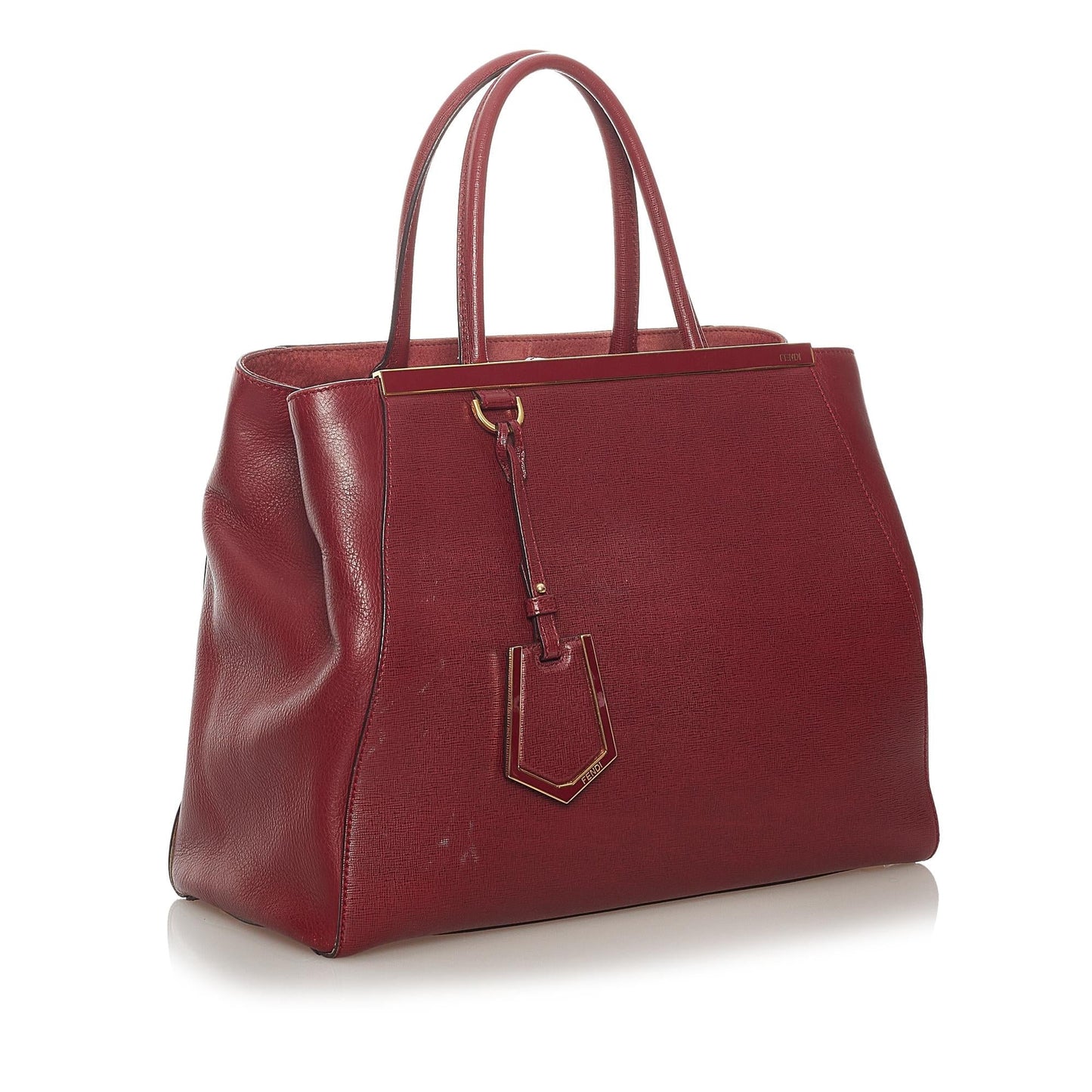 Fendi 2Jours Leather Handbag (27433)