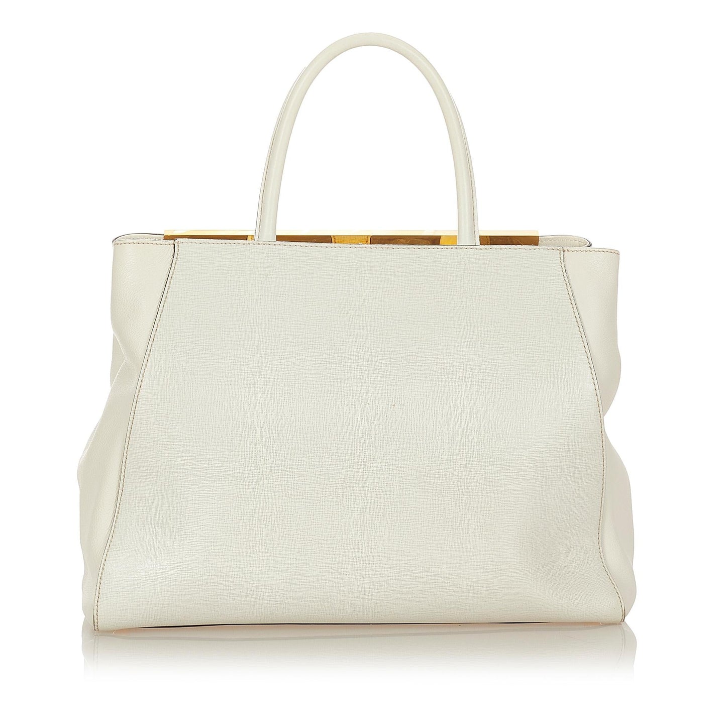 Fendi 2Jours Leather Satchel (23583)