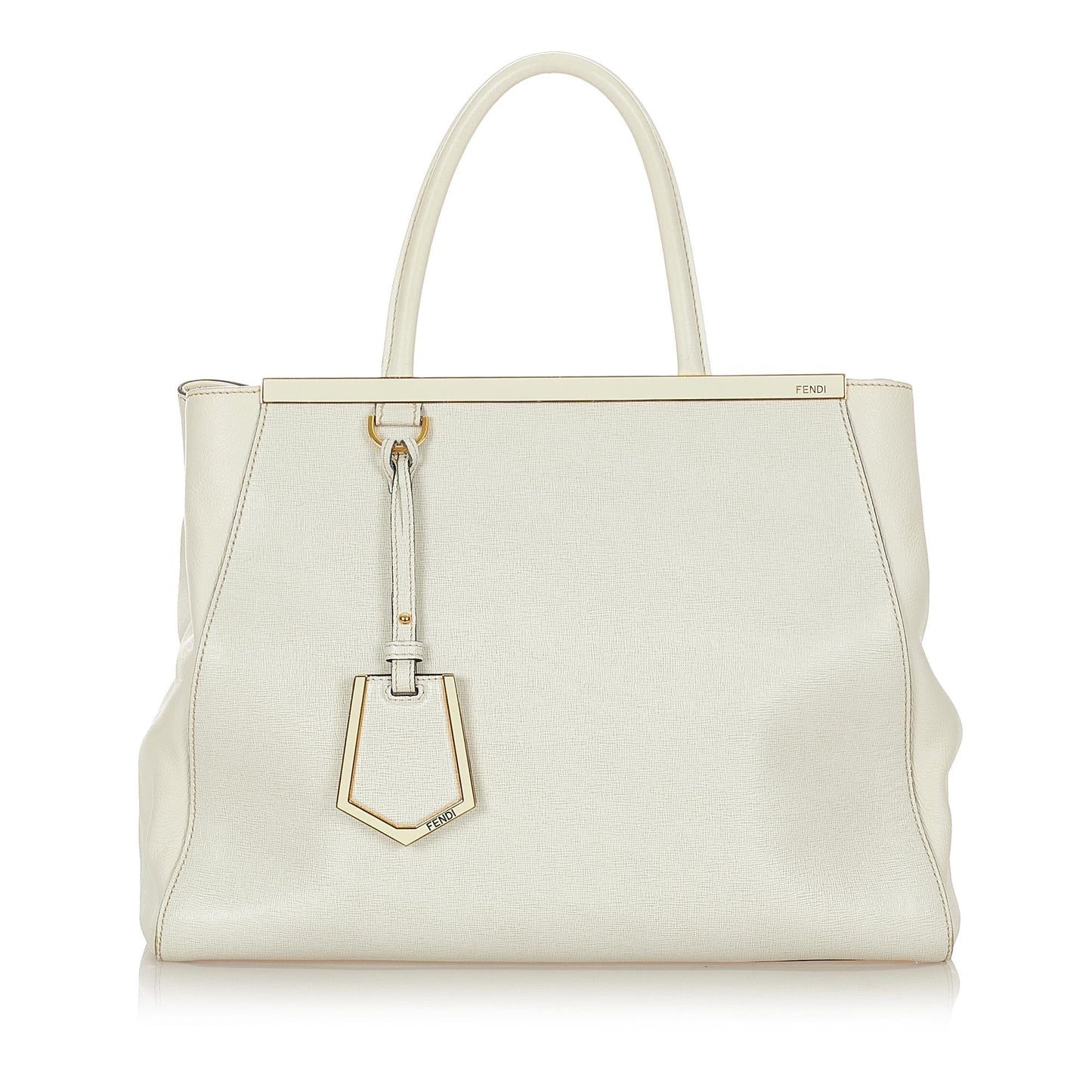 Fendi 2Jours Leather Satchel (23583)