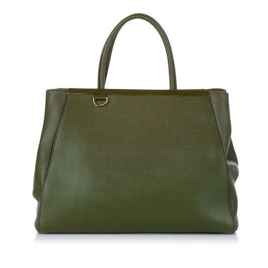Fendi 2Jours Leather Satchel (30030)