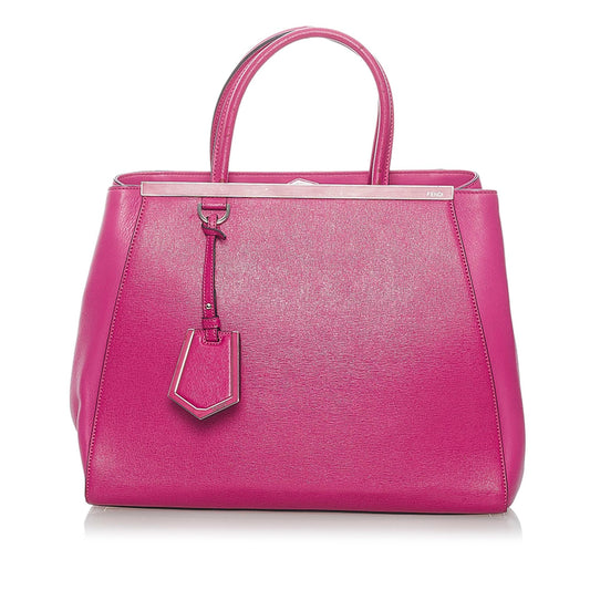 Fendi 2Jours Leather Satchel (30580)