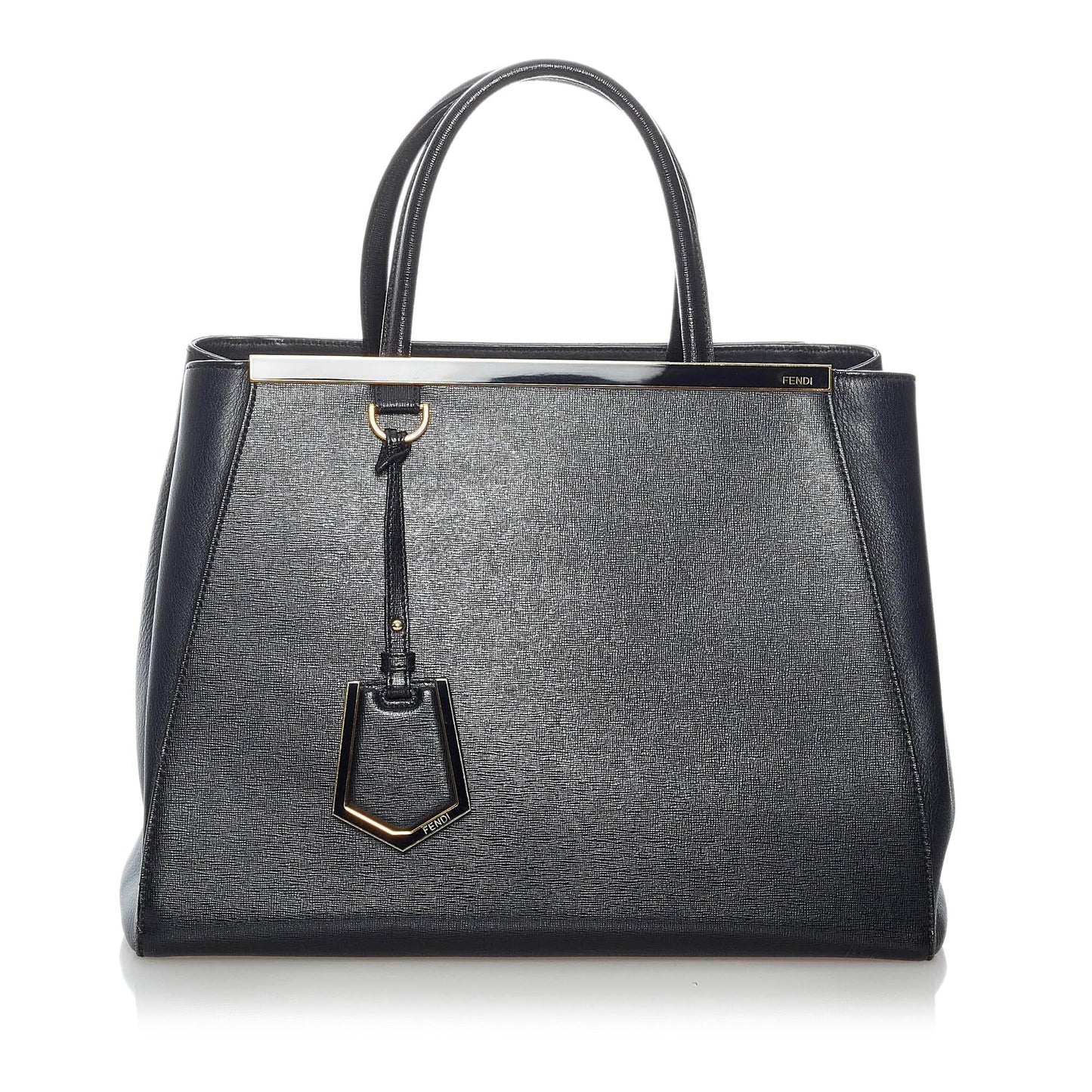 Fendi 2Jours Leather Satchel (30771)