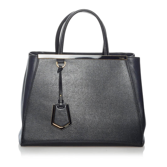 Fendi 2Jours Leather Satchel (30771)