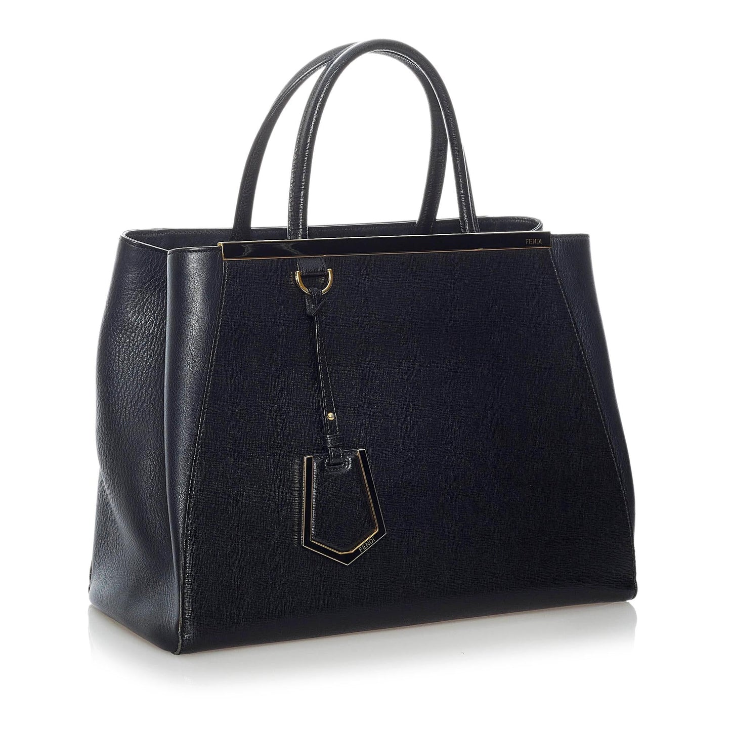 Fendi 2Jours Leather Satchel (30771)