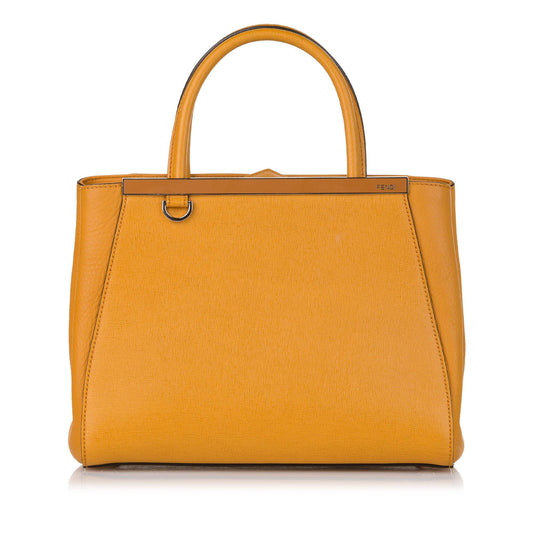 Fendi 2Jours Leather Satchel (31456)