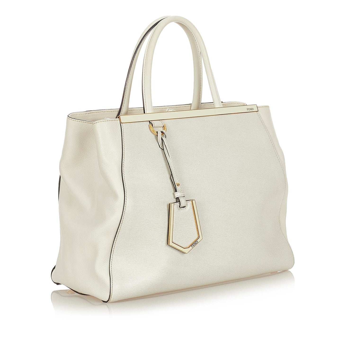 Fendi 2Jours Leather Satchel (31907)