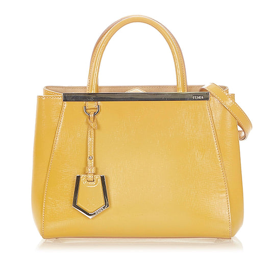 Fendi 2Jours Leather Satchel (32166)