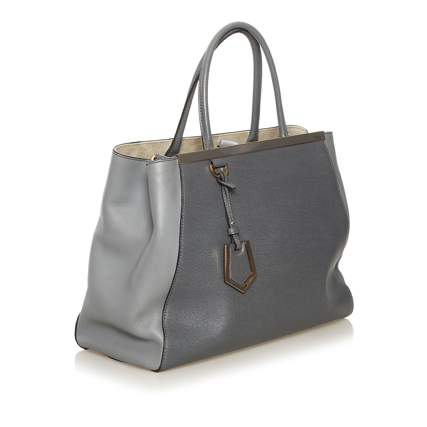 Fendi 2Jours Leather Satchel (35691)