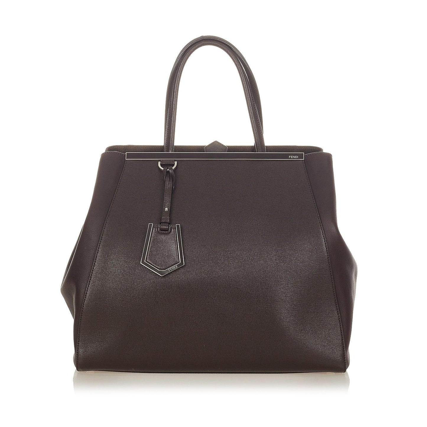 Fendi 2Jours Leather Tote Bag (26240)