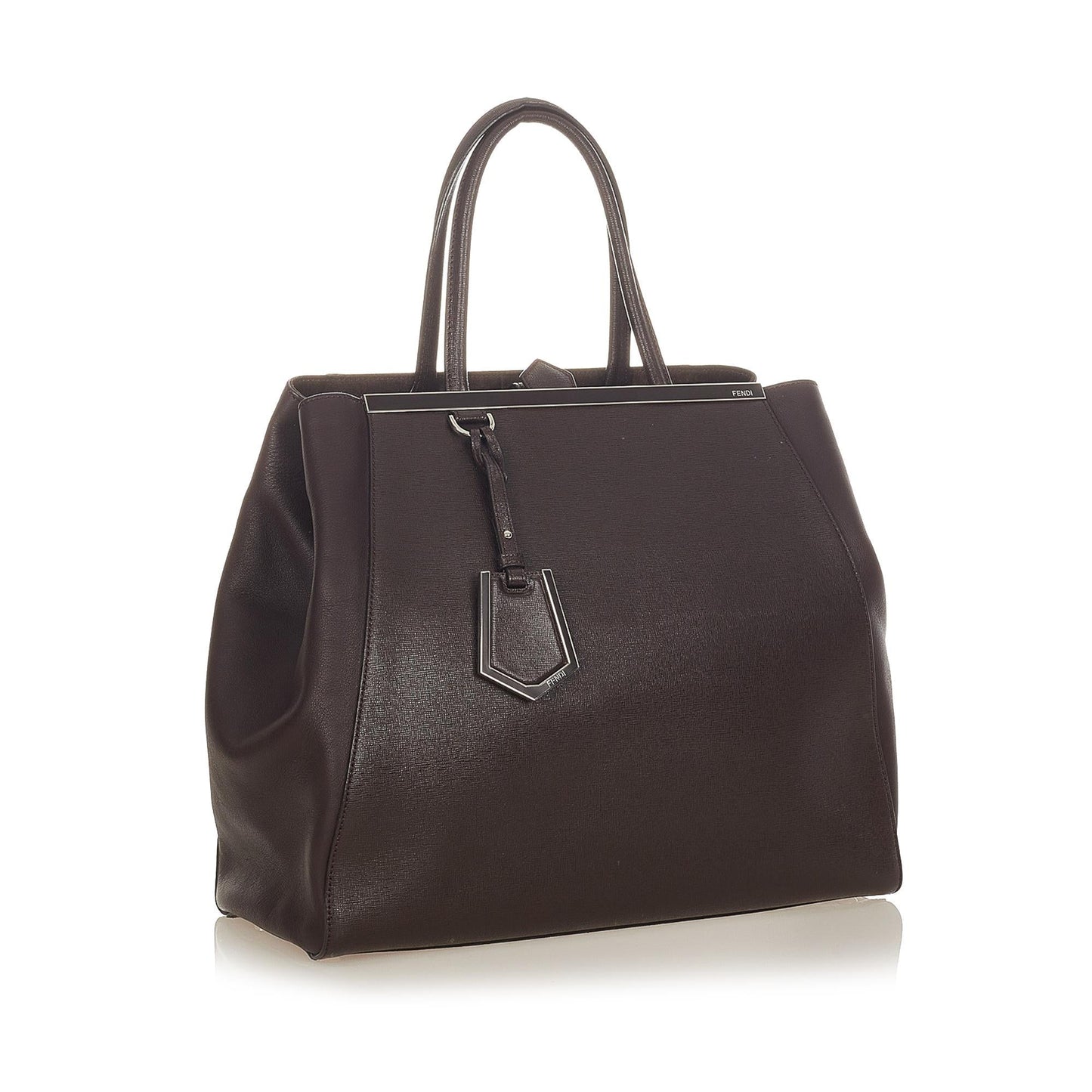 Fendi 2Jours Leather Tote Bag (26240)