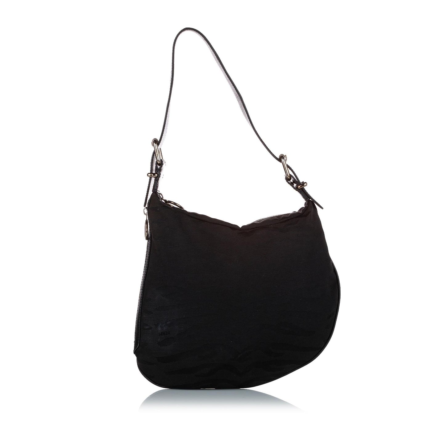 Fendi Animal Print Oyster Canvas Shoulder Bag (25272)