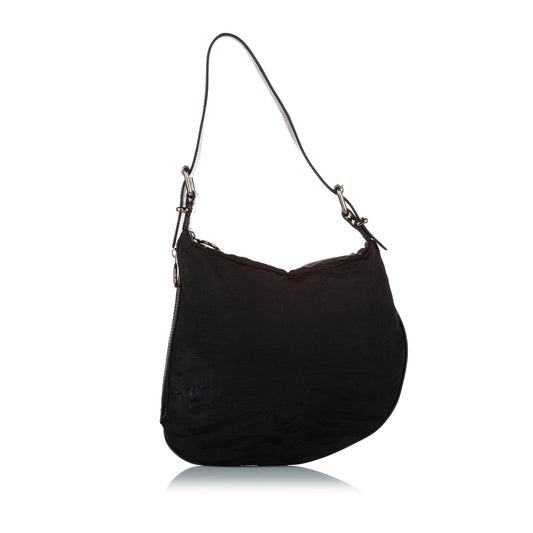 Fendi Animal Print Oyster Canvas Shoulder Bag (25272)