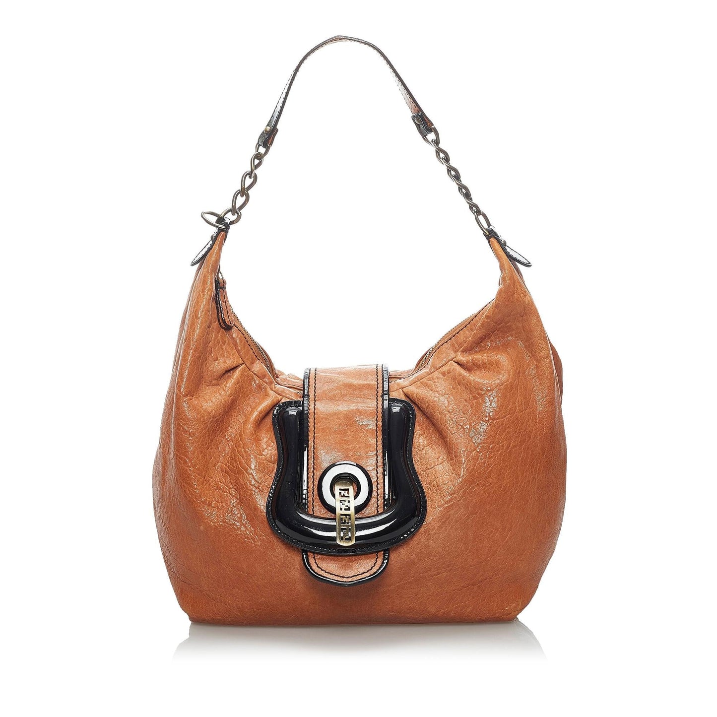 Fendi B Bag Leather Shoulder Bag (34202)