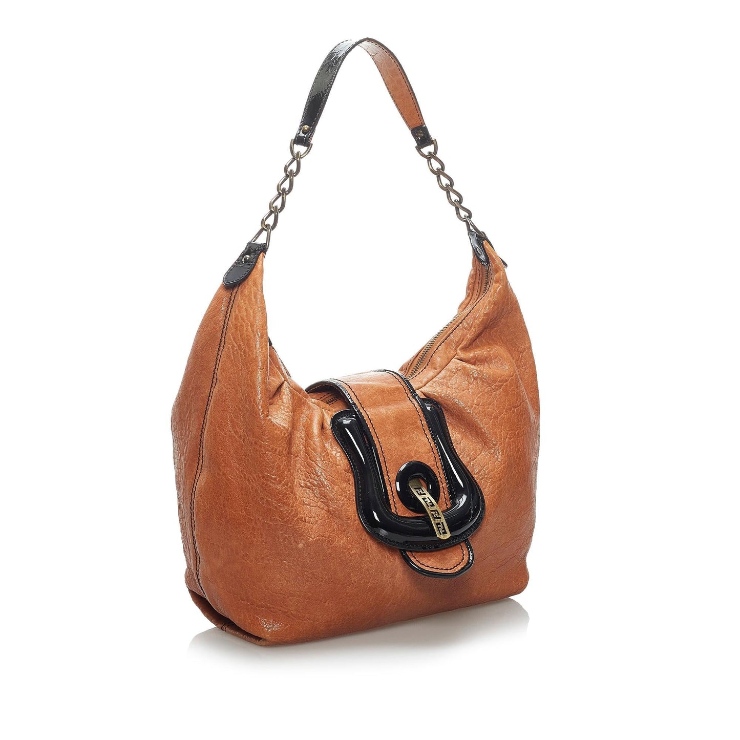 Fendi B Bag Leather Shoulder Bag (34202)