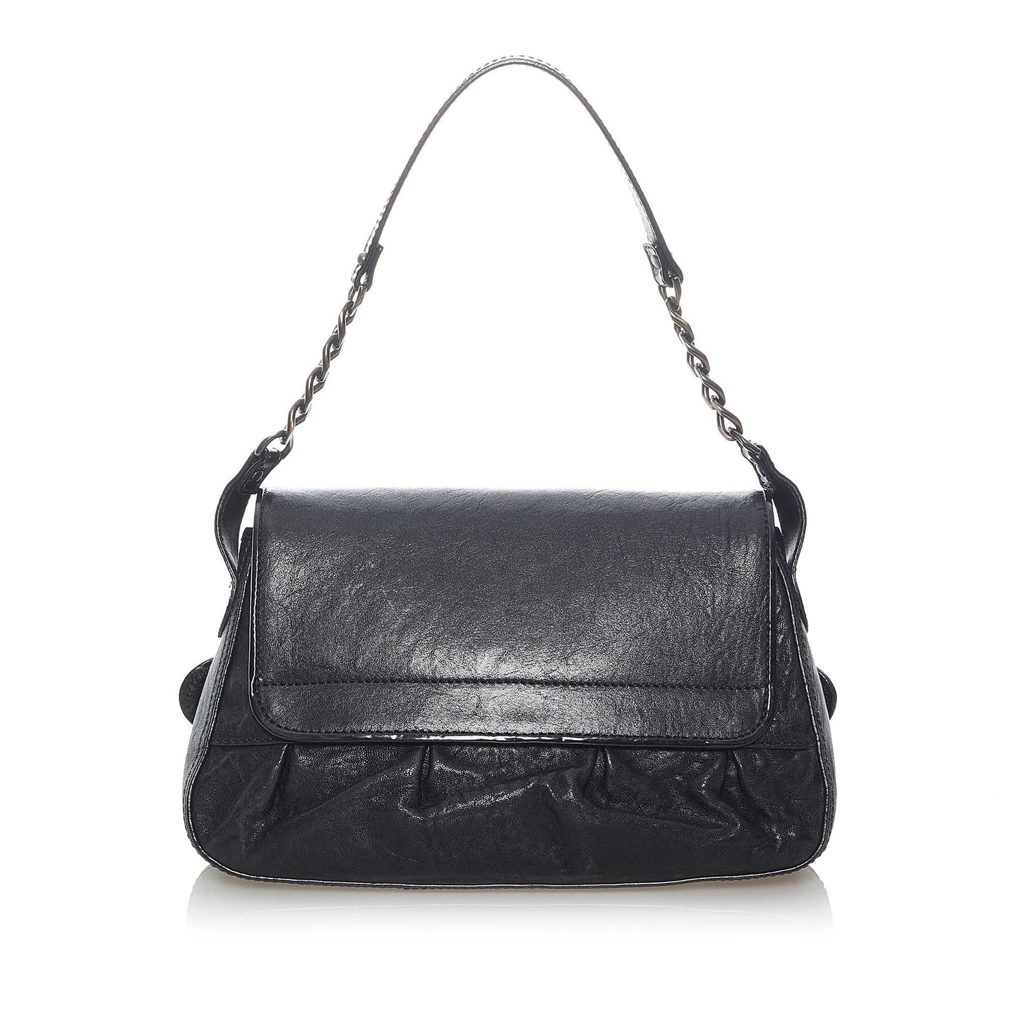 Fendi B Bis Leather Shoulder Bag (31432)