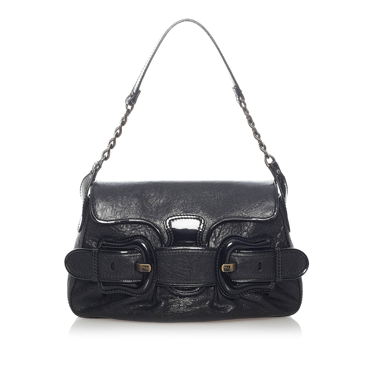 Fendi B Bis Leather Shoulder Bag (31432)