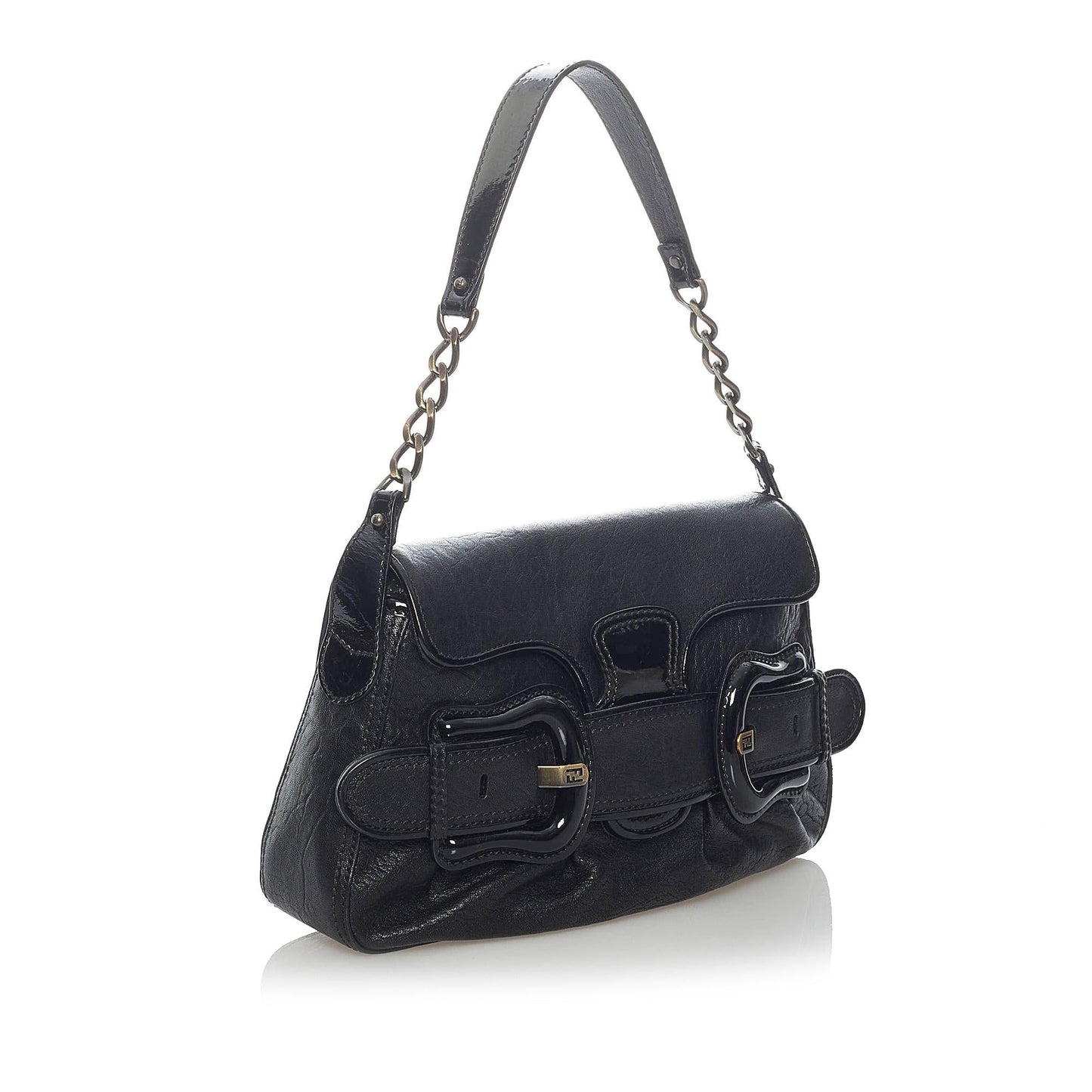 Fendi B Bis Leather Shoulder Bag (31432)