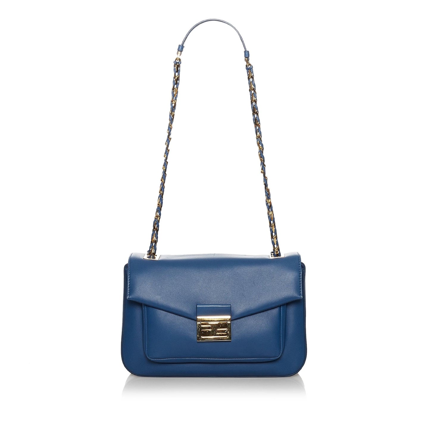 Fendi Be Baguette Leather Crossbody Bag (30577)