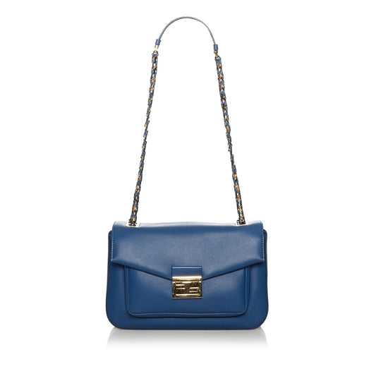 Fendi Be Baguette Leather Crossbody Bag (30577)