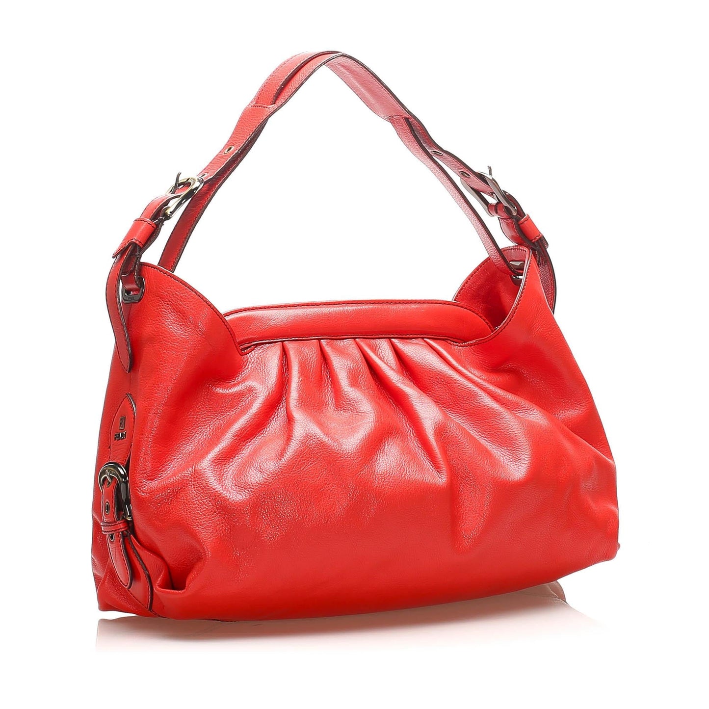 Fendi Borsa Doctor Leather Shoulder Bag (31707)
