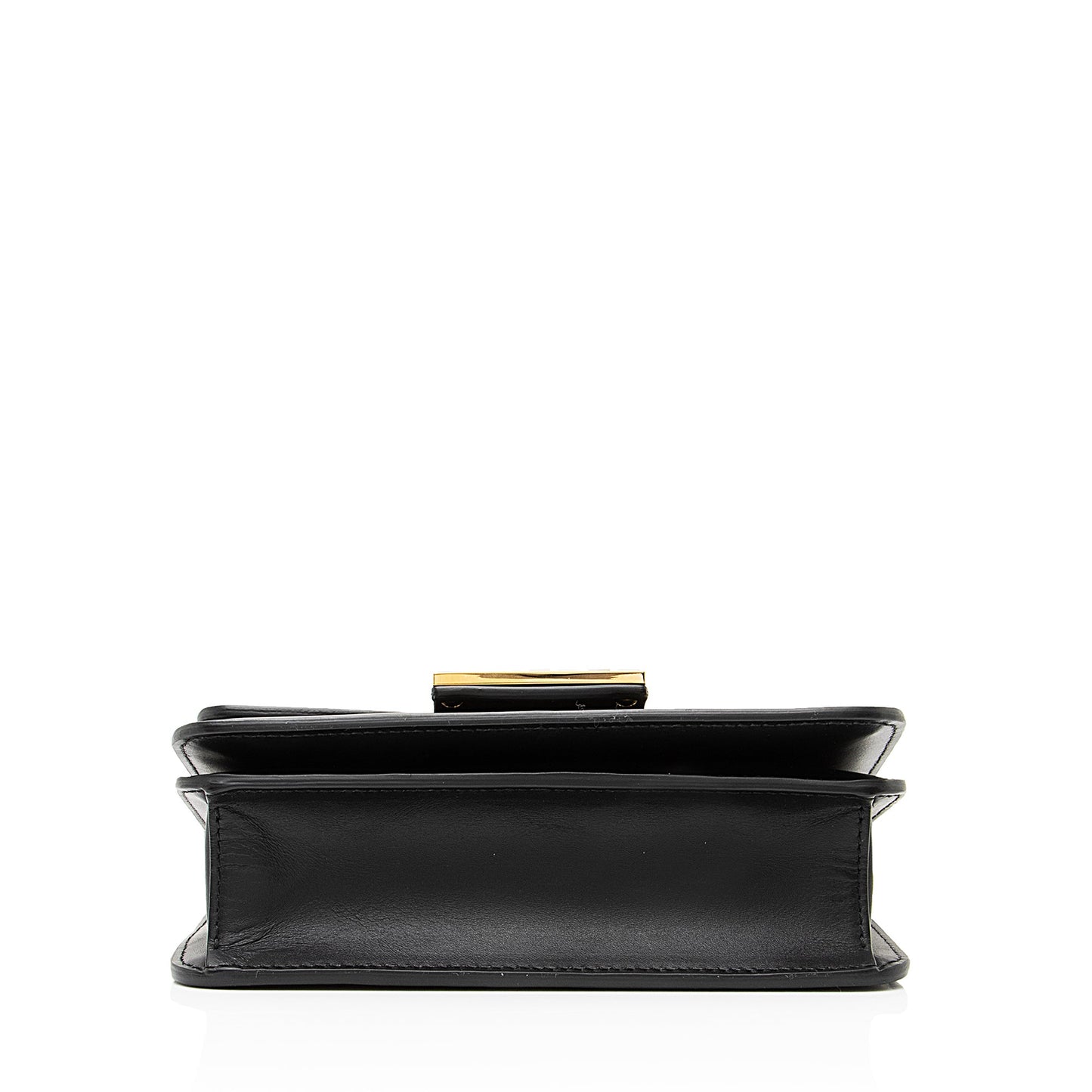 Fendi Calfskin Crystal Fab Small Crossbody Bag